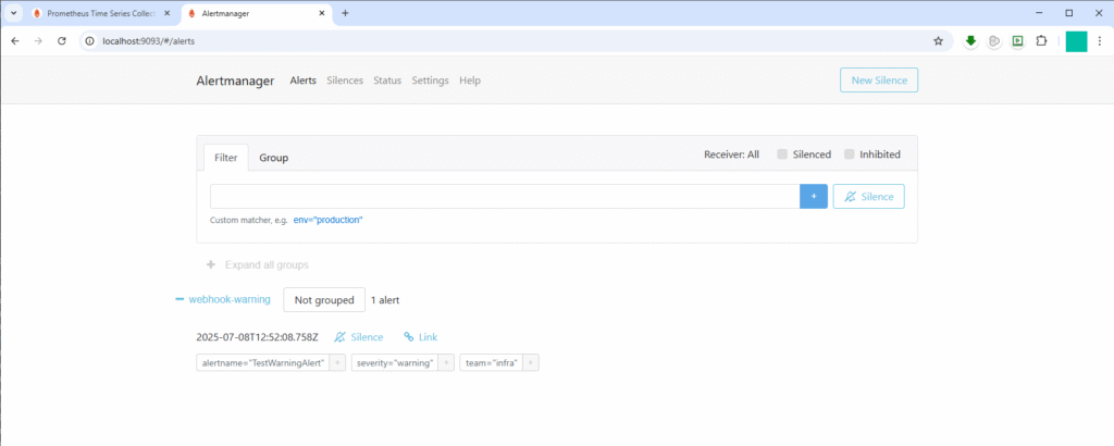 Alertmanager_UI_screenshot